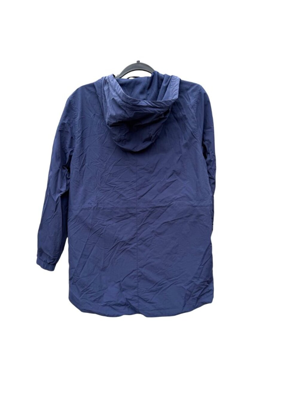 Champion Windbreaker Jacket M Womens Lightweight Blue Hooded Full Zip Long - Picture 7 of 7